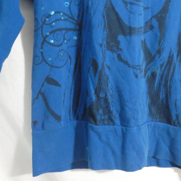 DISNEY HANNAH MONTANA | 10/12 | Blue Graphic Crew Neck T-Shirt | NWOT - Picture 7 of 13